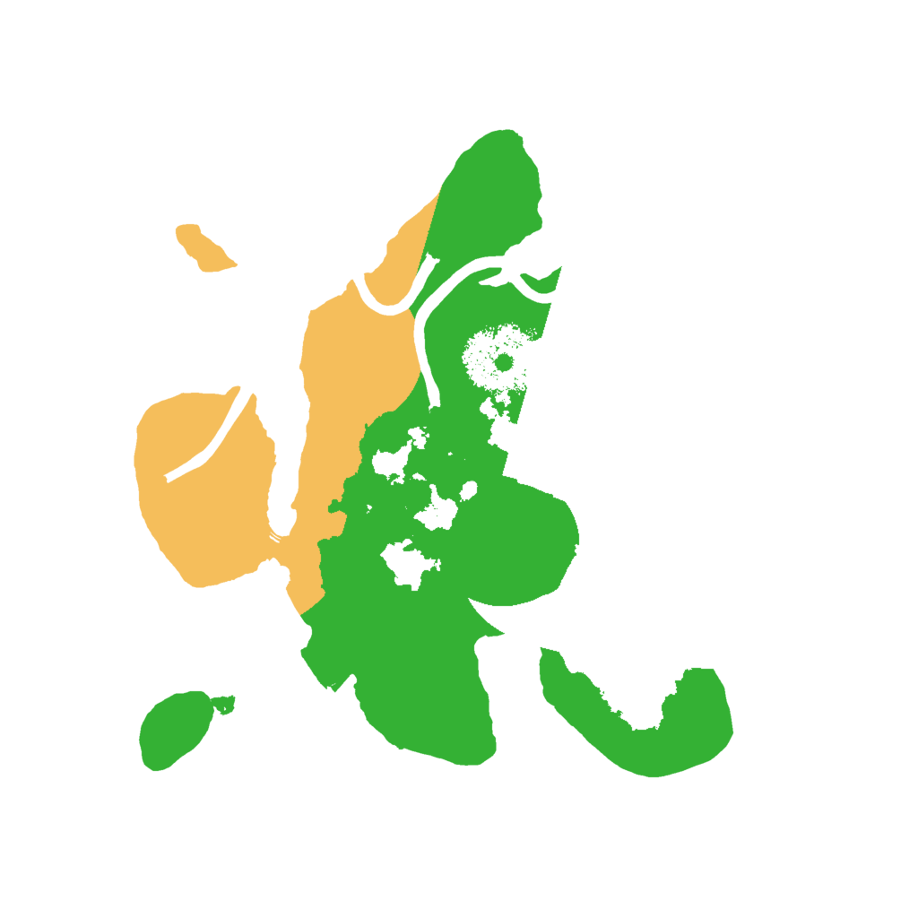 Biome Rust Map: Procedural Map, Size: 2000, Seed: 26987732