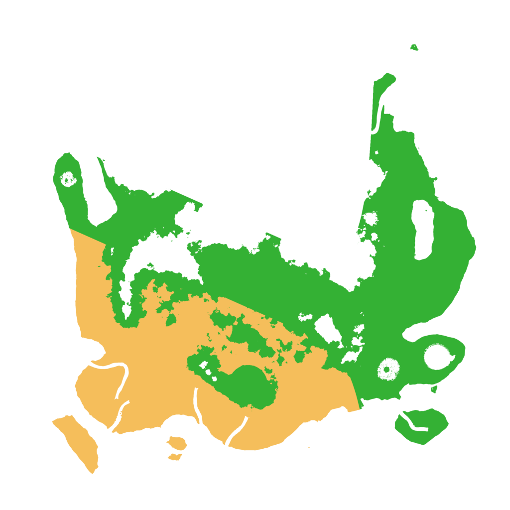 Biome Rust Map: Procedural Map, Size: 3500, Seed: 717288346