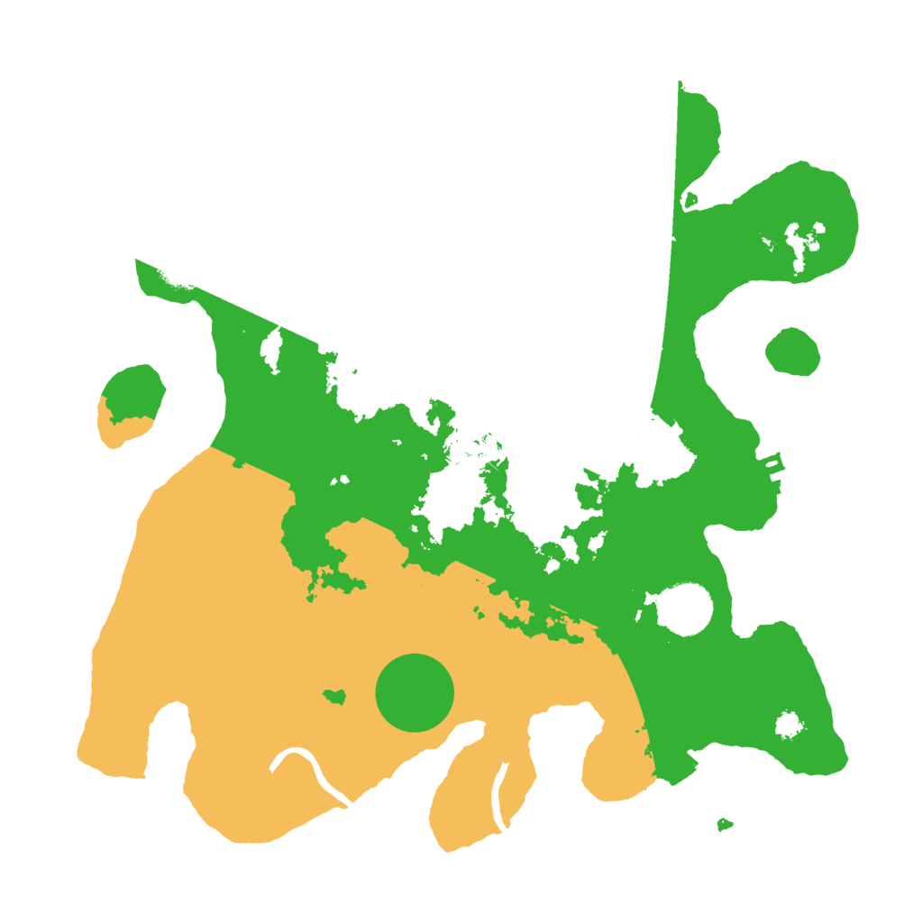 Biome Rust Map: Procedural Map, Size: 3100, Seed: 5025