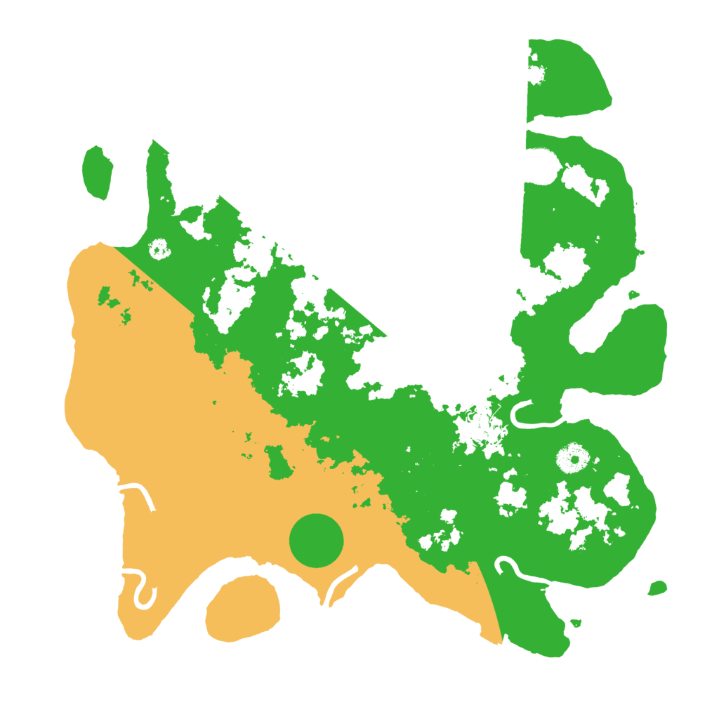 Biome Rust Map: Procedural Map, Size: 3500, Seed: 648049584