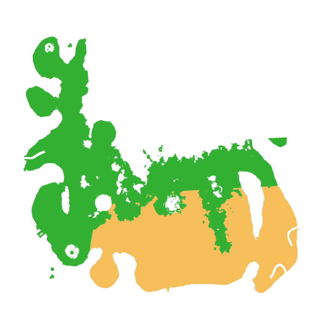 Biome Rust Map: Procedural Map, Size: 3500, Seed: 850914412