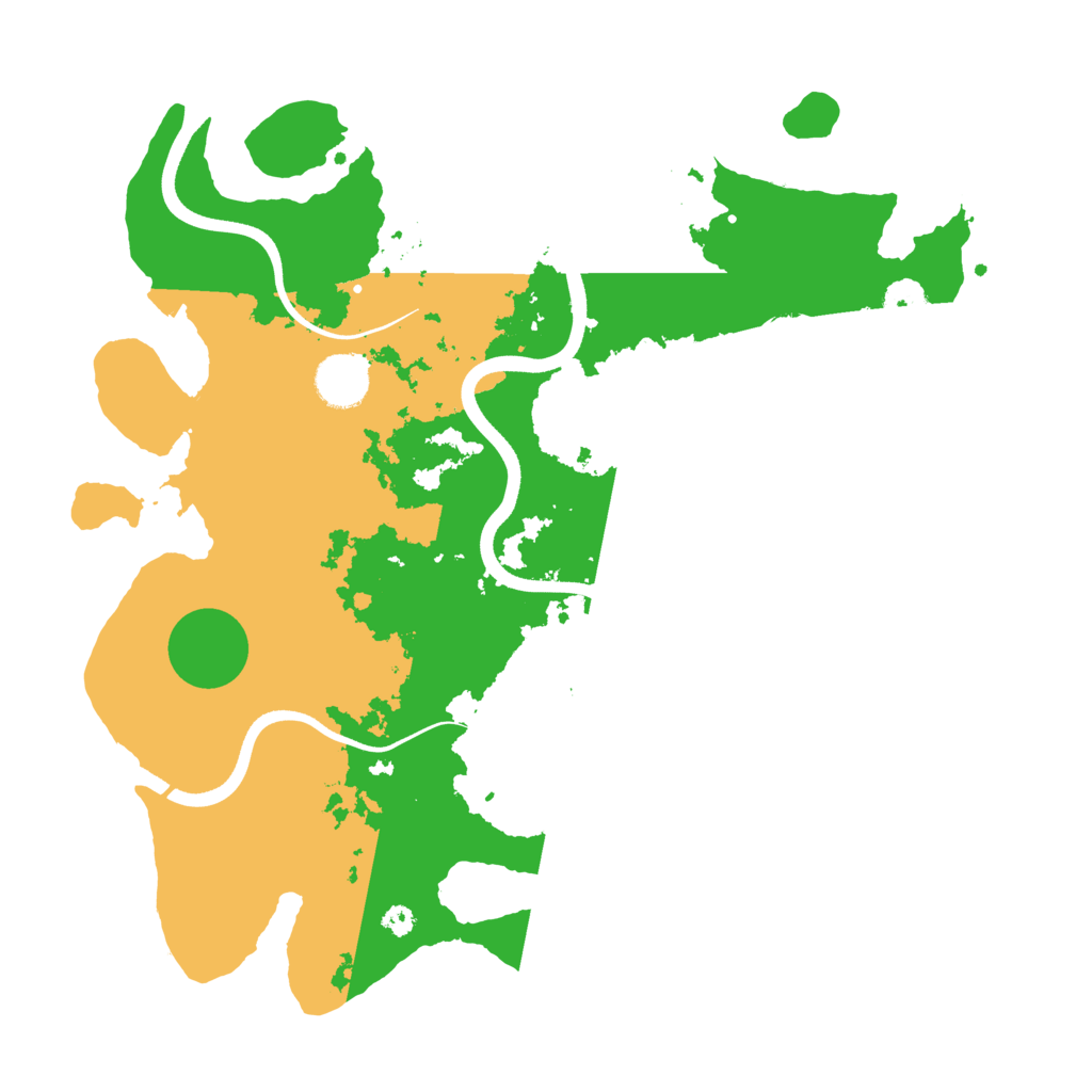 Biome Rust Map: Procedural Map, Size: 3600, Seed: 55948006