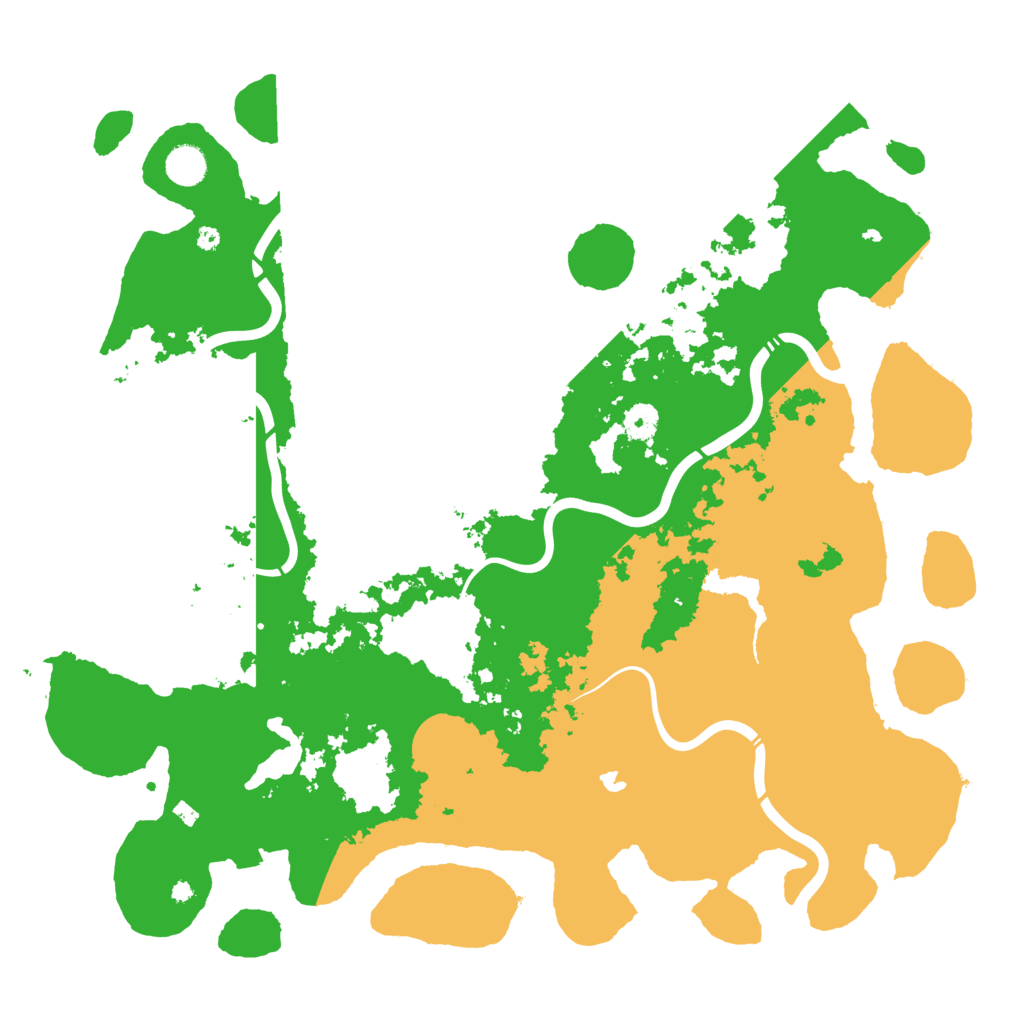 Biome Rust Map: Procedural Map, Size: 4400, Seed: 13625444