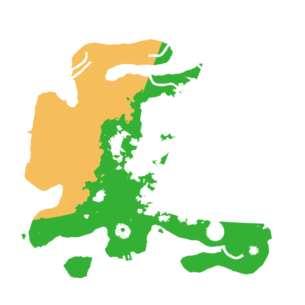Biome Rust Map: Procedural Map, Size: 3000, Seed: 26205