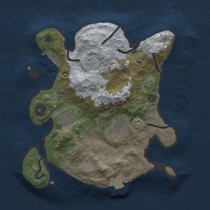 Thumbnail Rust Map: Procedural Map, Size: 2600, Seed: 5, 8 Monuments