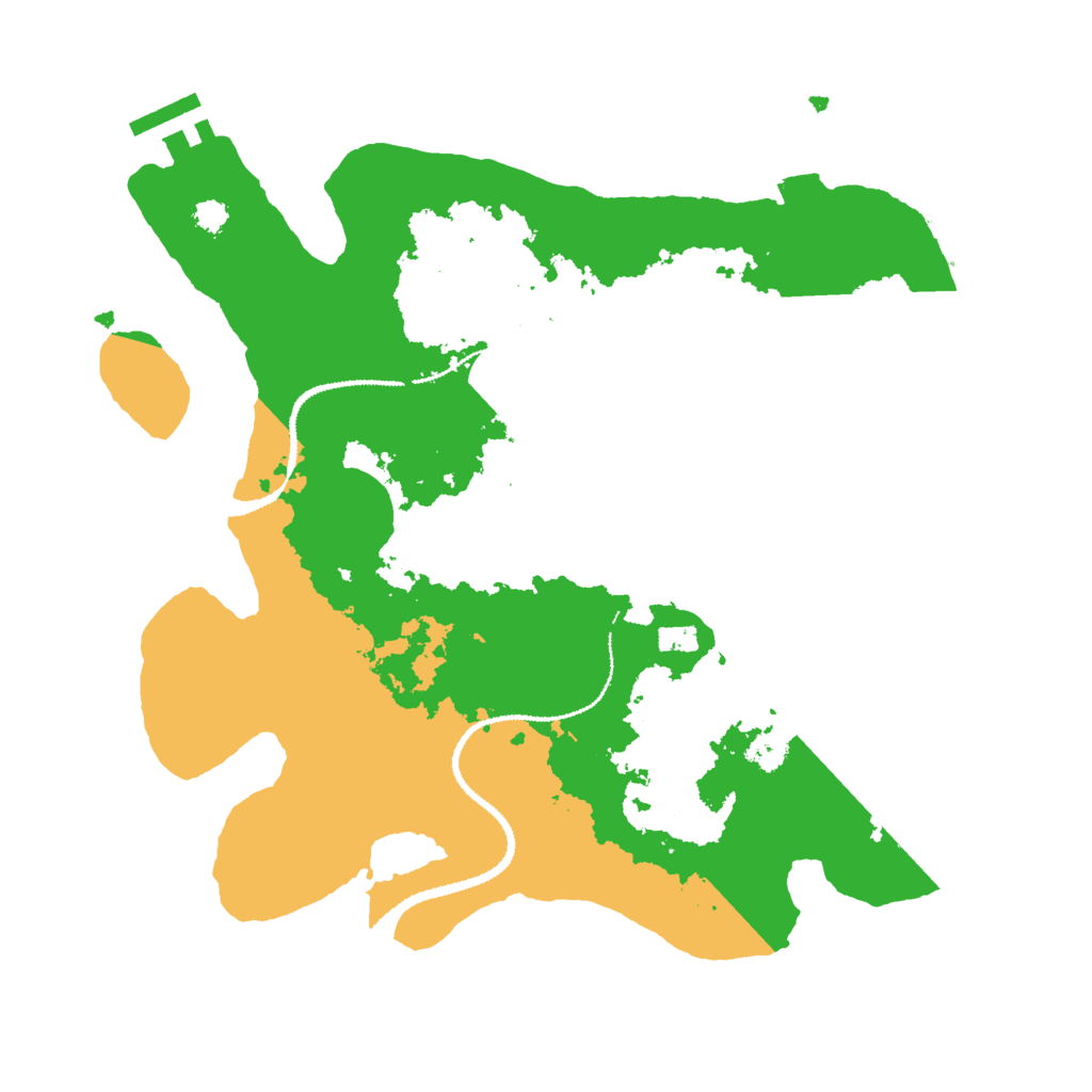 Biome Rust Map: Procedural Map, Size: 3000, Seed: 1310091352