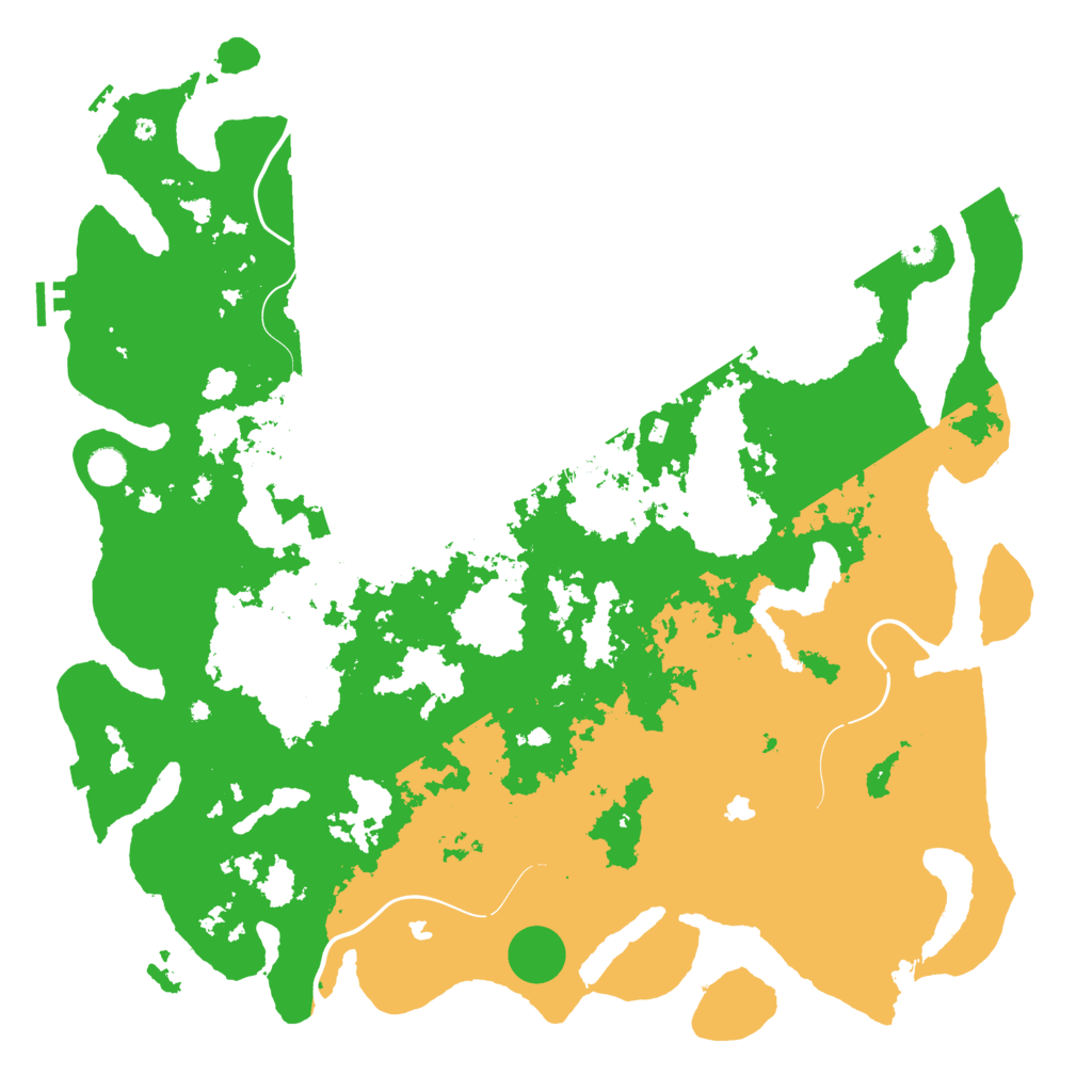 Biome Rust Map: Procedural Map, Size: 5000, Seed: 854619375