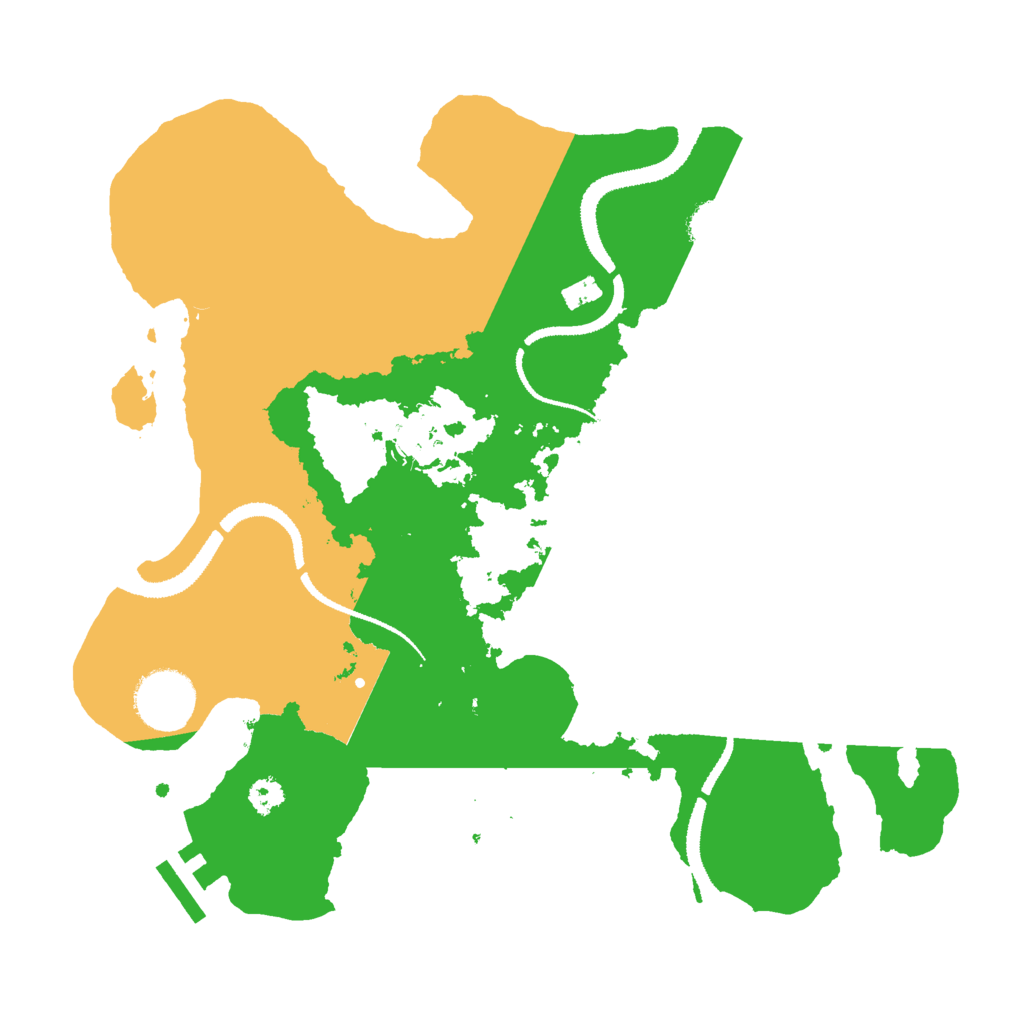 Biome Rust Map: Procedural Map, Size: 3000, Seed: 3231232
