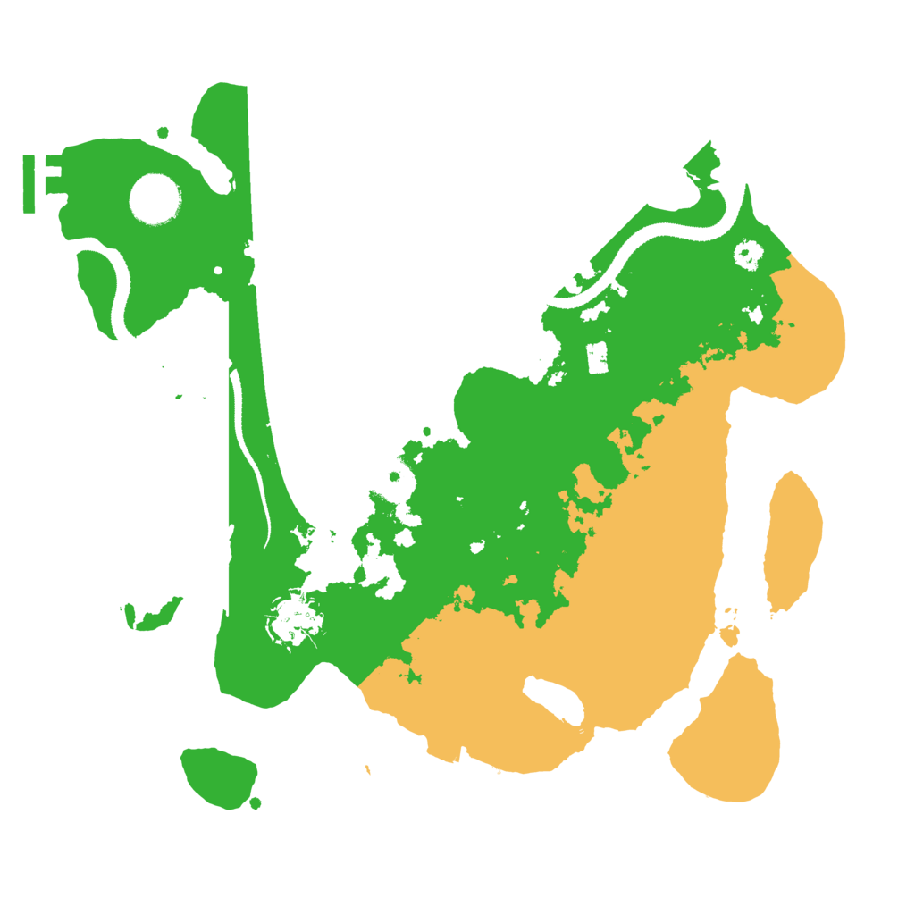 Biome Rust Map: Procedural Map, Size: 3169, Seed: 2000