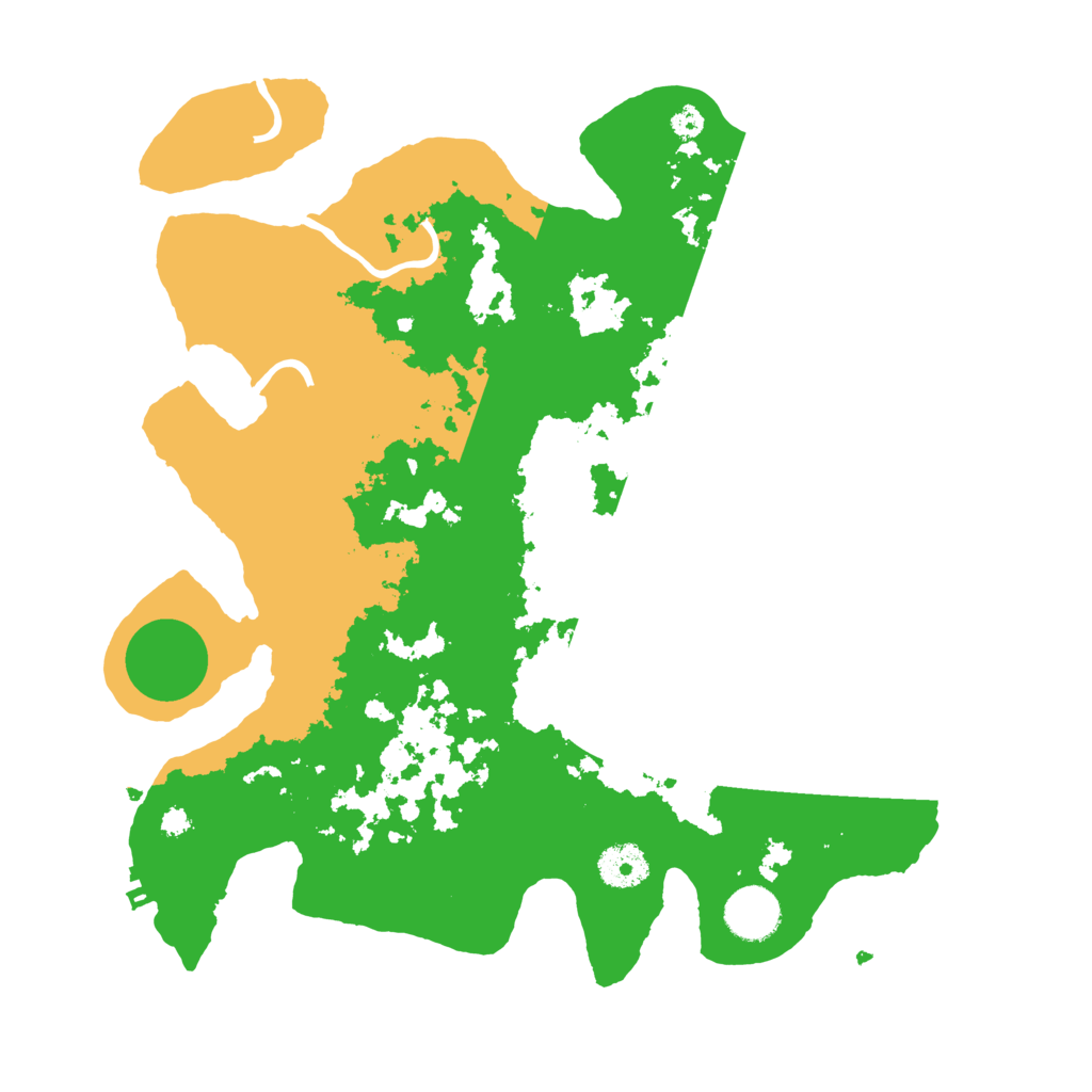 Biome Rust Map: Procedural Map, Size: 3500, Seed: 65812204