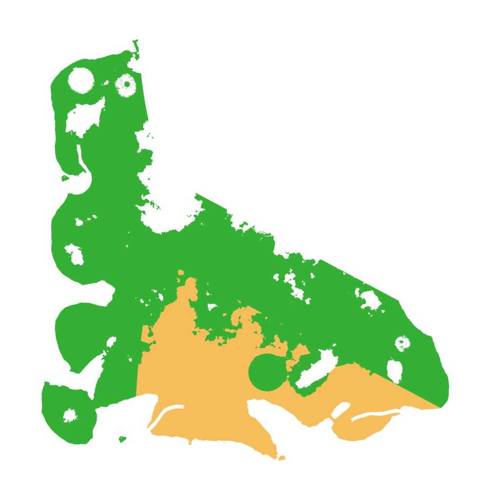 Biome Rust Map: Procedural Map, Size: 3500, Seed: 323972443