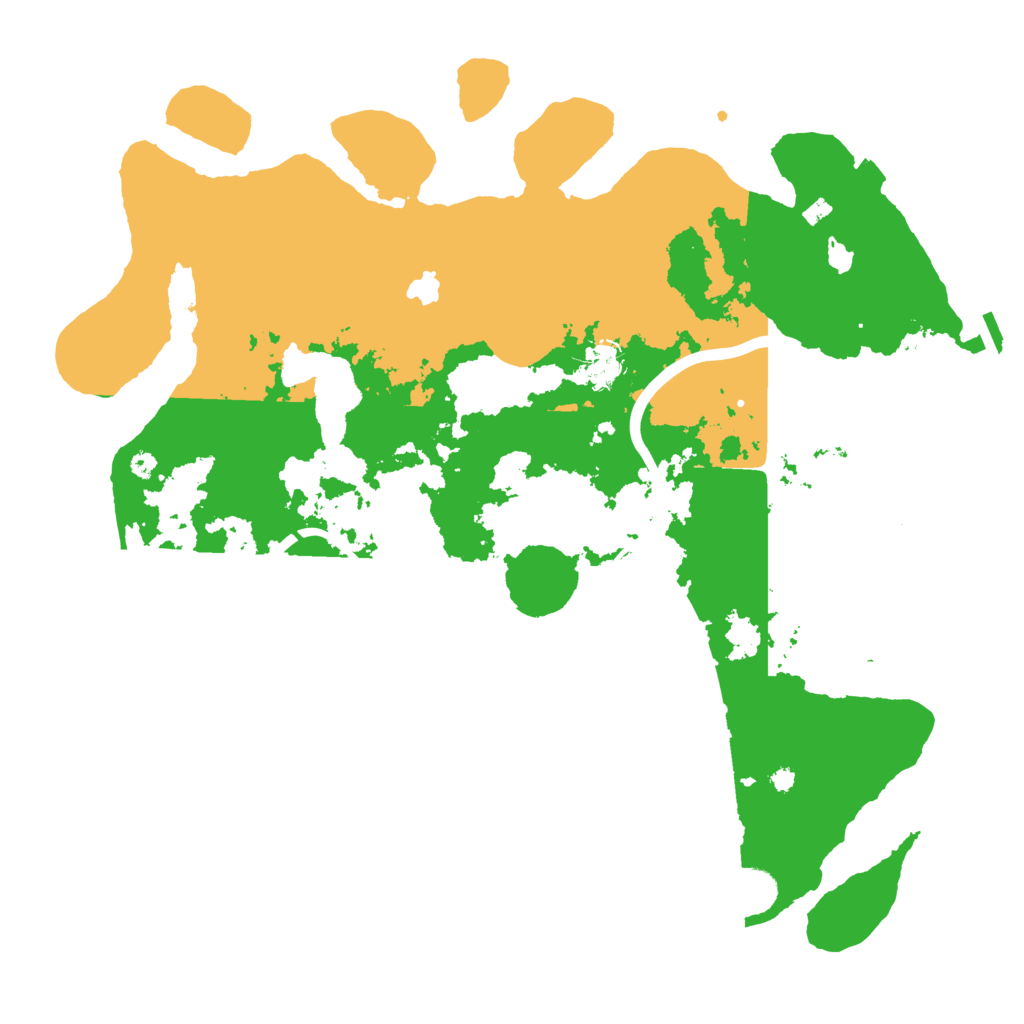 Biome Rust Map: Procedural Map, Size: 4000, Seed: 492951160