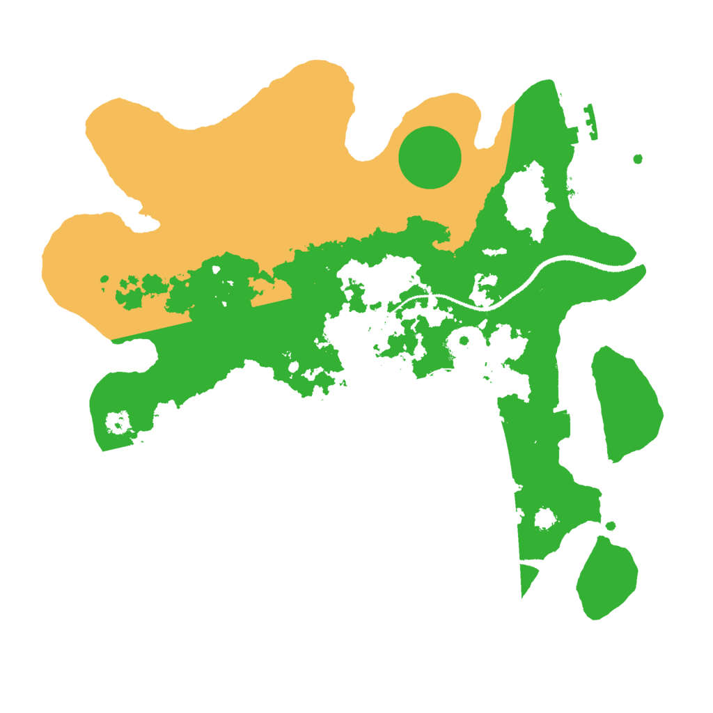 Biome Rust Map: Procedural Map, Size: 3000, Seed: 943155895