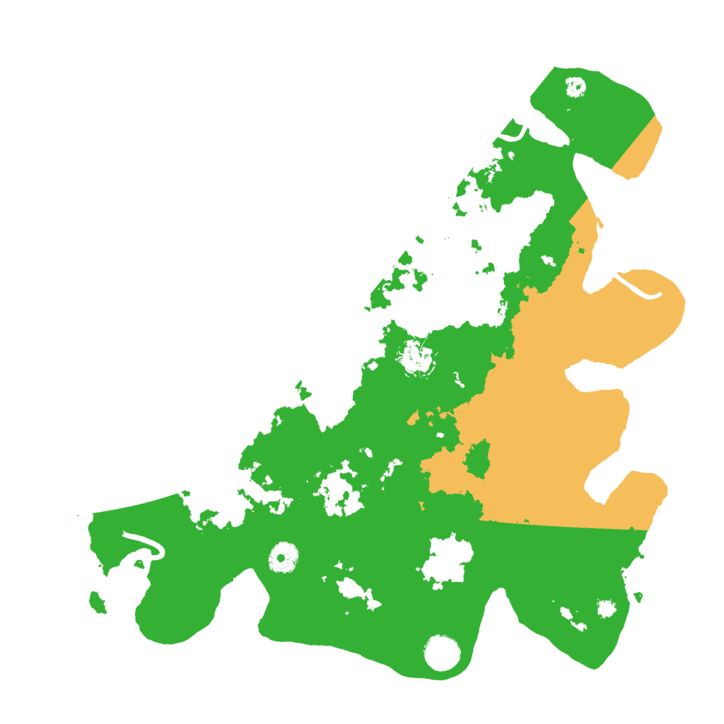 Biome Rust Map: Procedural Map, Size: 3600, Seed: 651959153