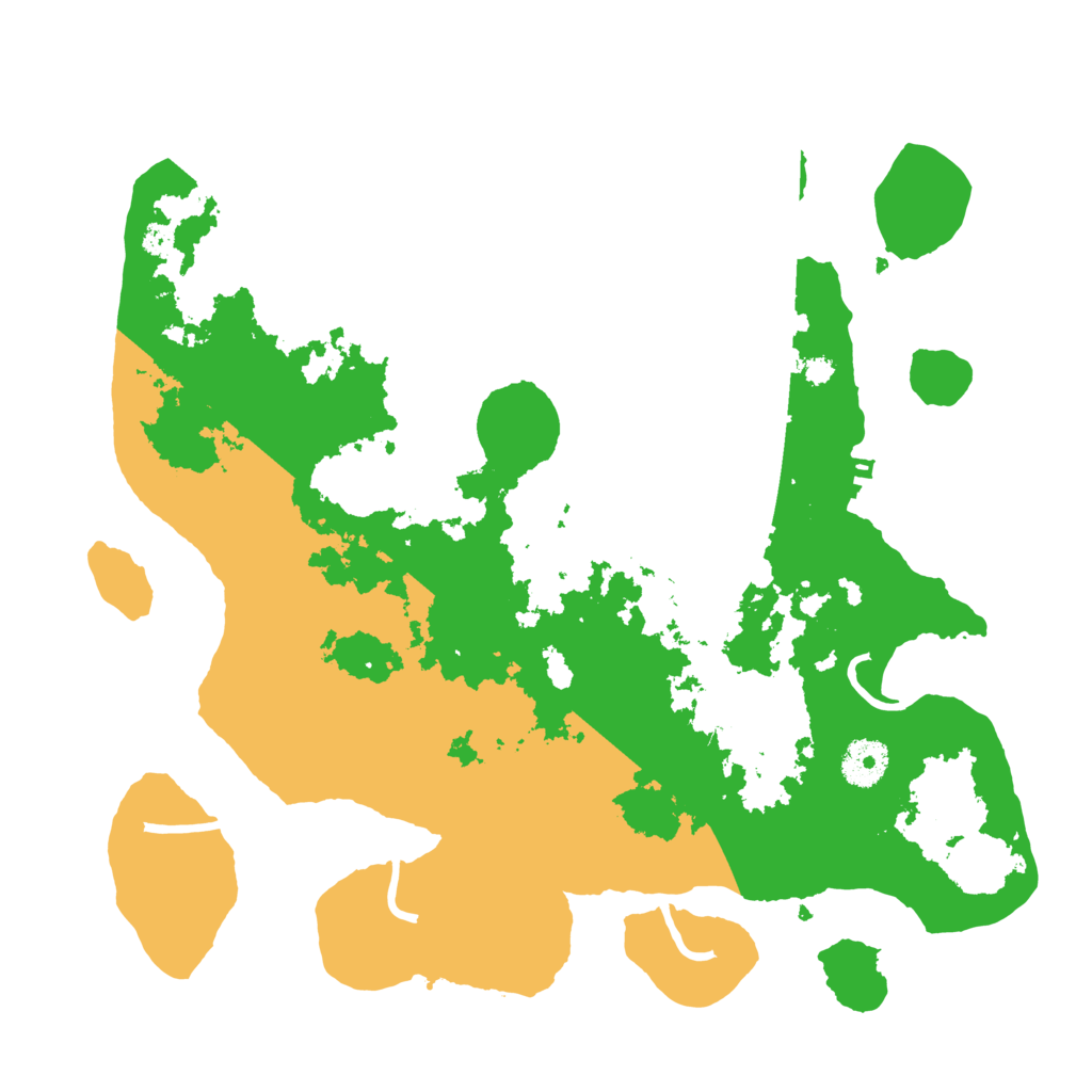 Biome Rust Map: Procedural Map, Size: 3500, Seed: 1203381813
