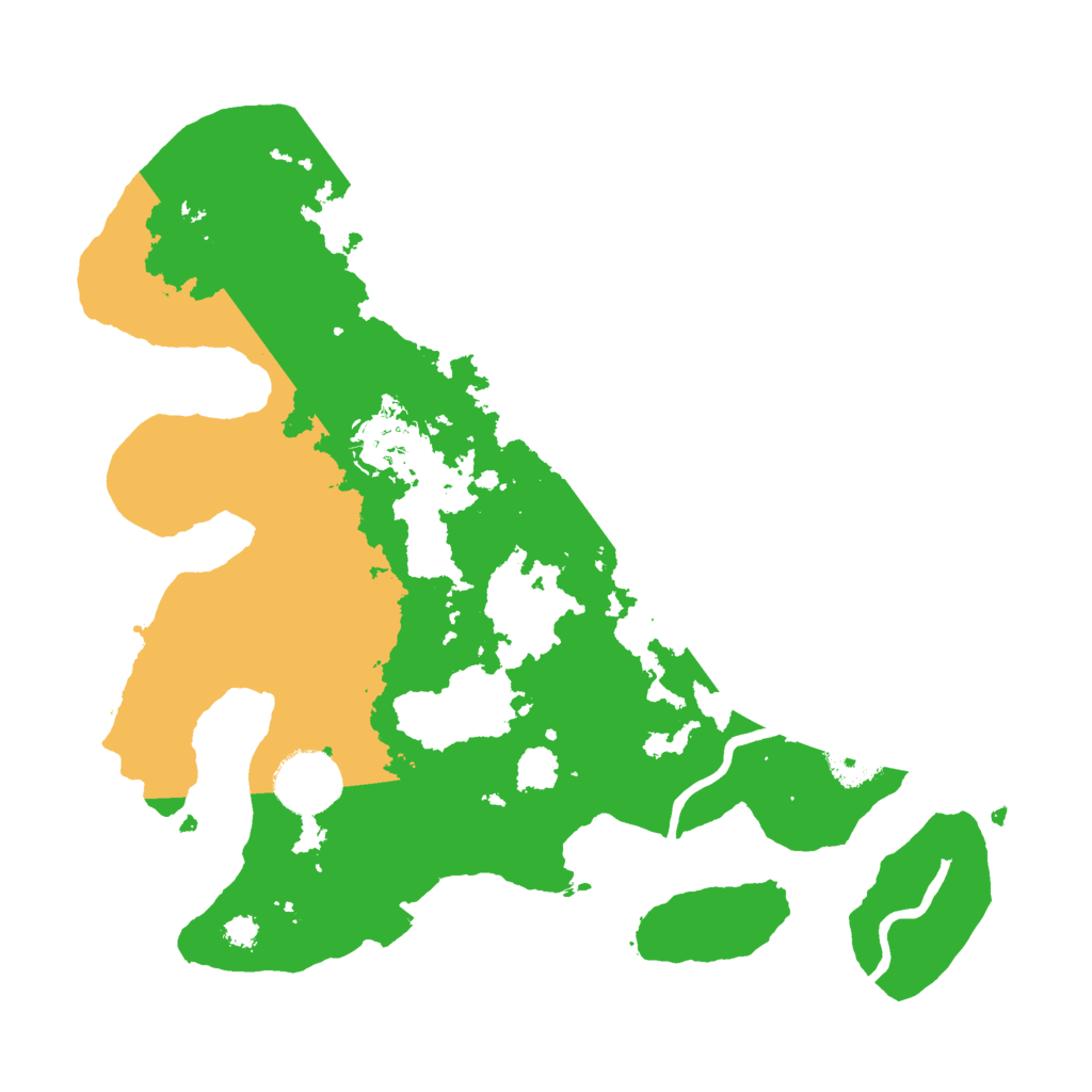 Biome Rust Map: Procedural Map, Size: 3000, Seed: 26769