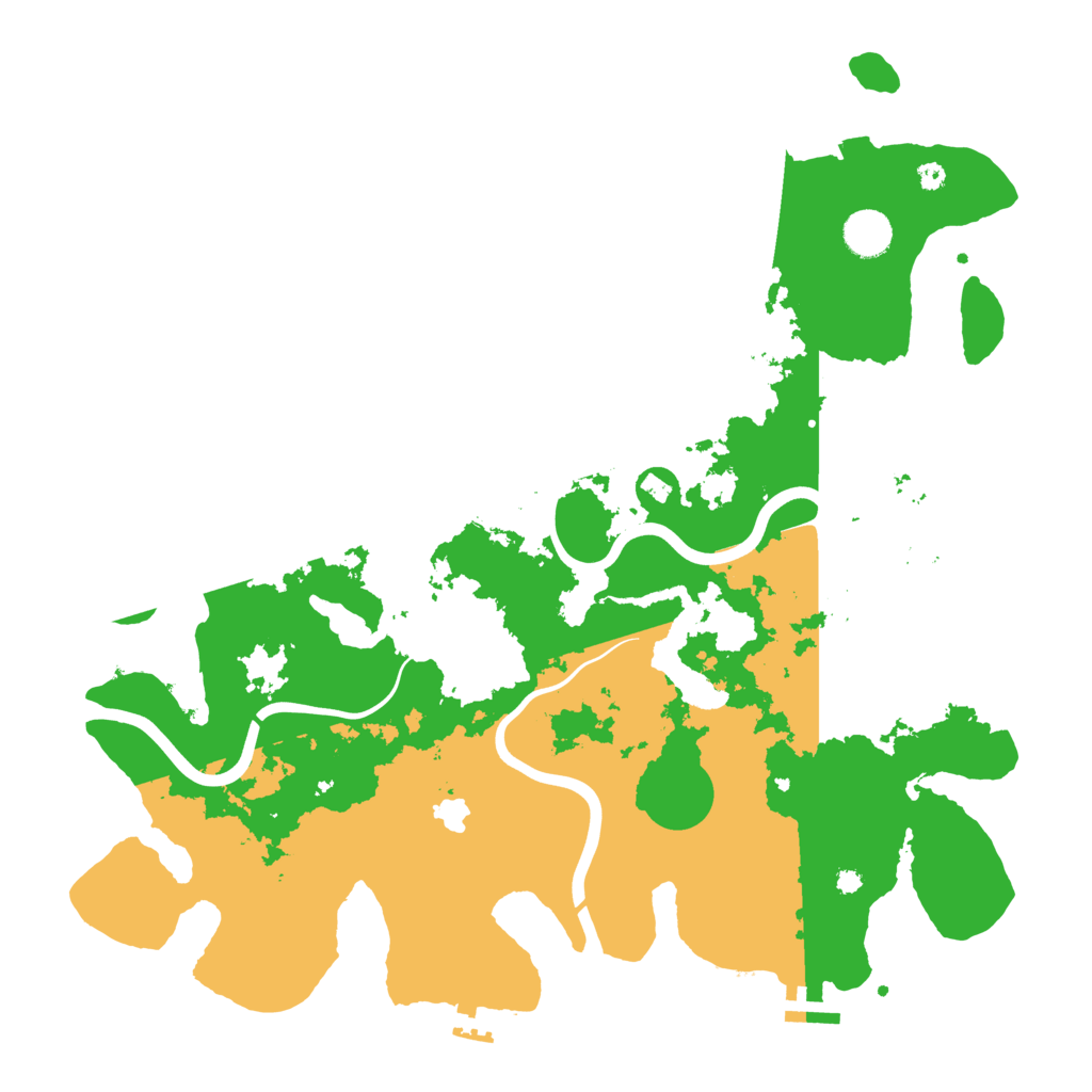 Biome Rust Map: Procedural Map, Size: 4000, Seed: 713054159