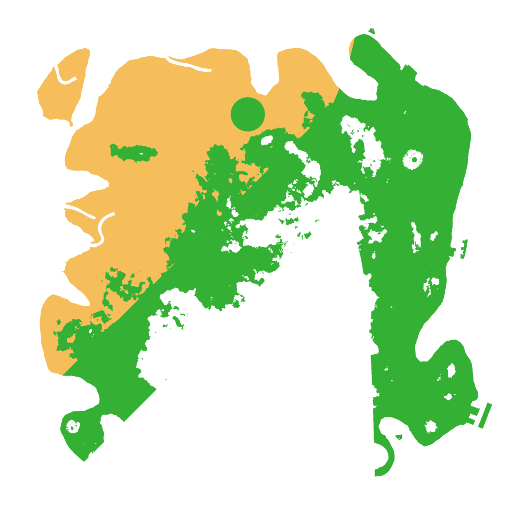 Biome Rust Map: Procedural Map, Size: 3950, Seed: 72365918