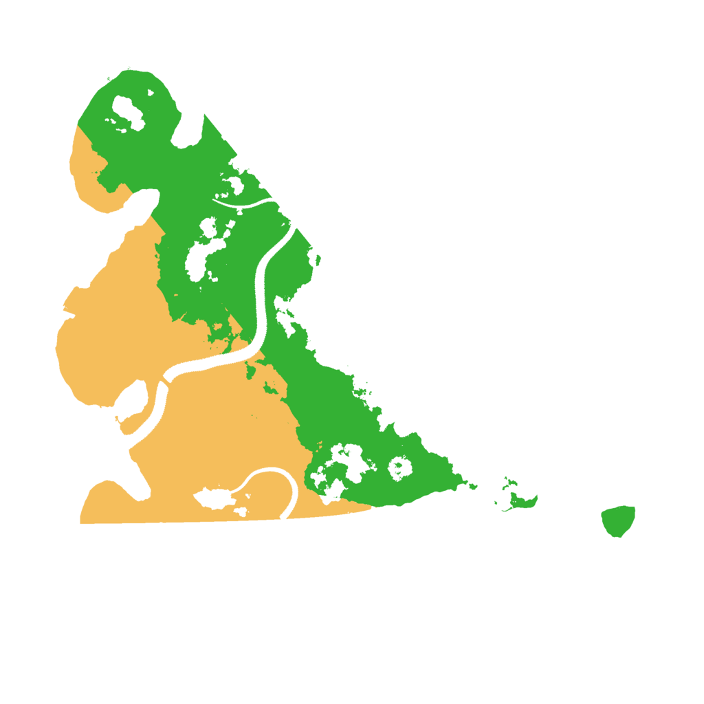 Biome Rust Map: Procedural Map, Size: 3000, Seed: 20976870