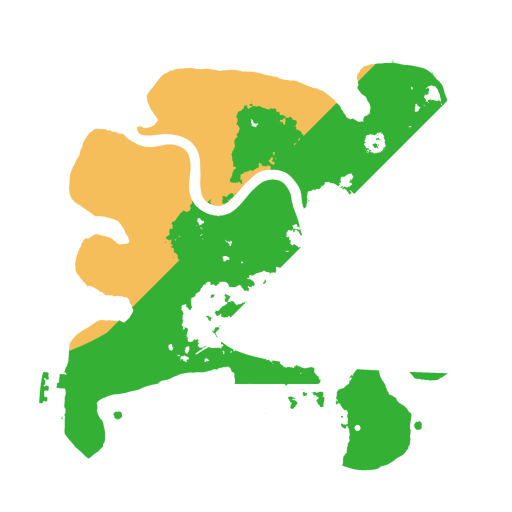 Biome Rust Map: Procedural Map, Size: 2500, Seed: 903823585