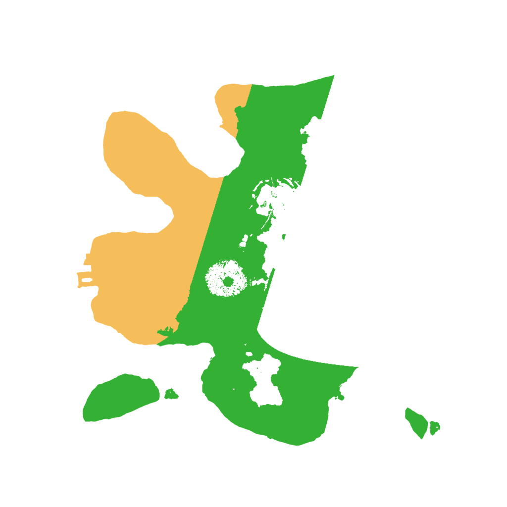 Biome Rust Map: Procedural Map, Size: 2000, Seed: 5461