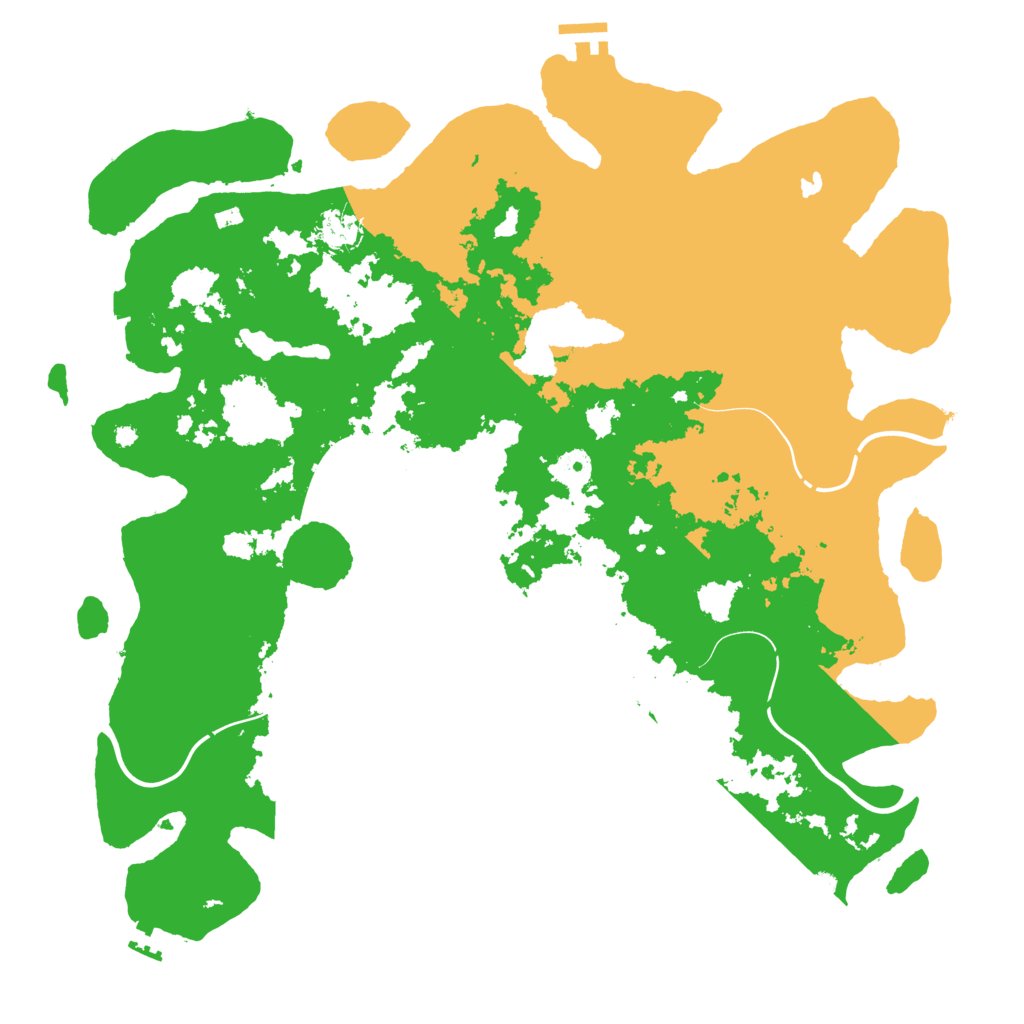 Biome Rust Map: Procedural Map, Size: 4250, Seed: 1411809299