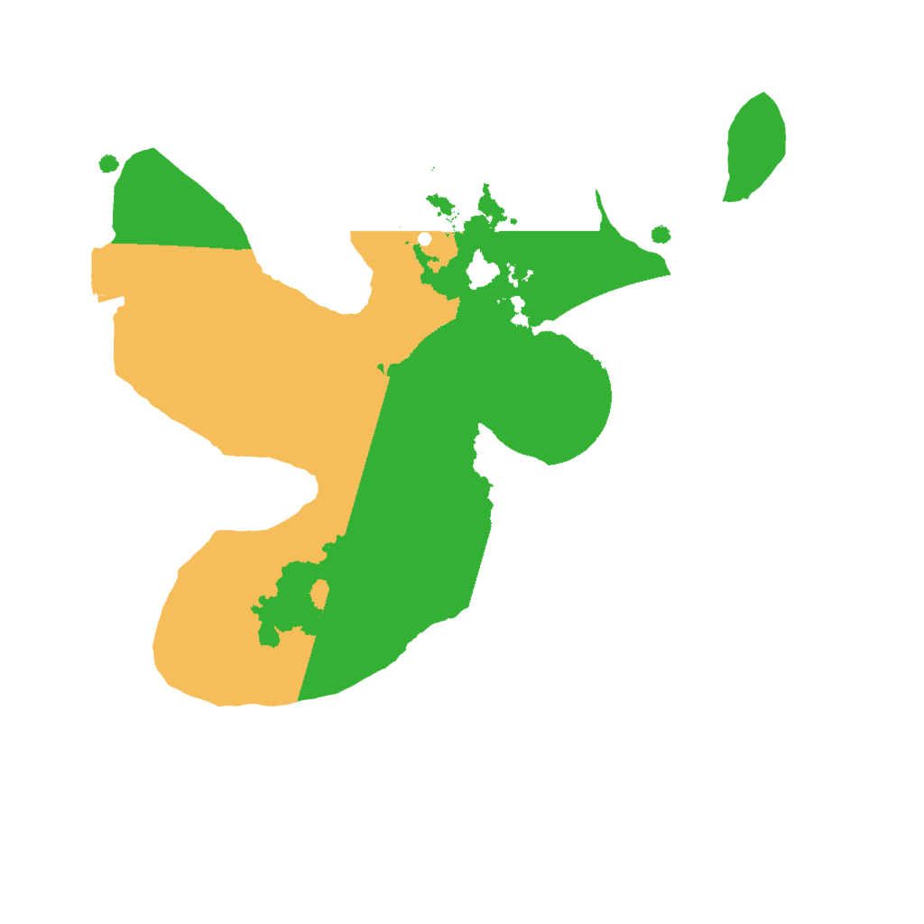 Biome Rust Map: Procedural Map, Size: 2000, Seed: 48249013