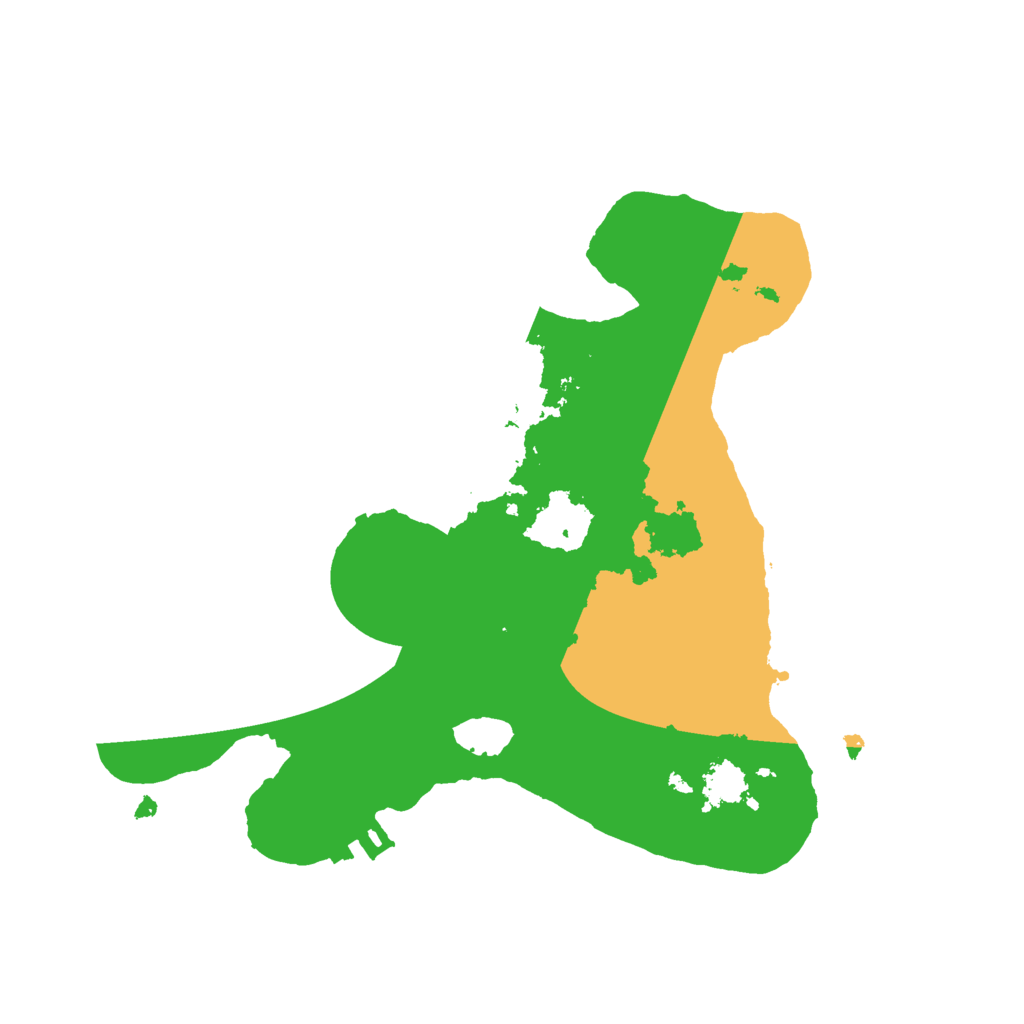 Biome Rust Map: Procedural Map, Size: 2200, Seed: 1236847807