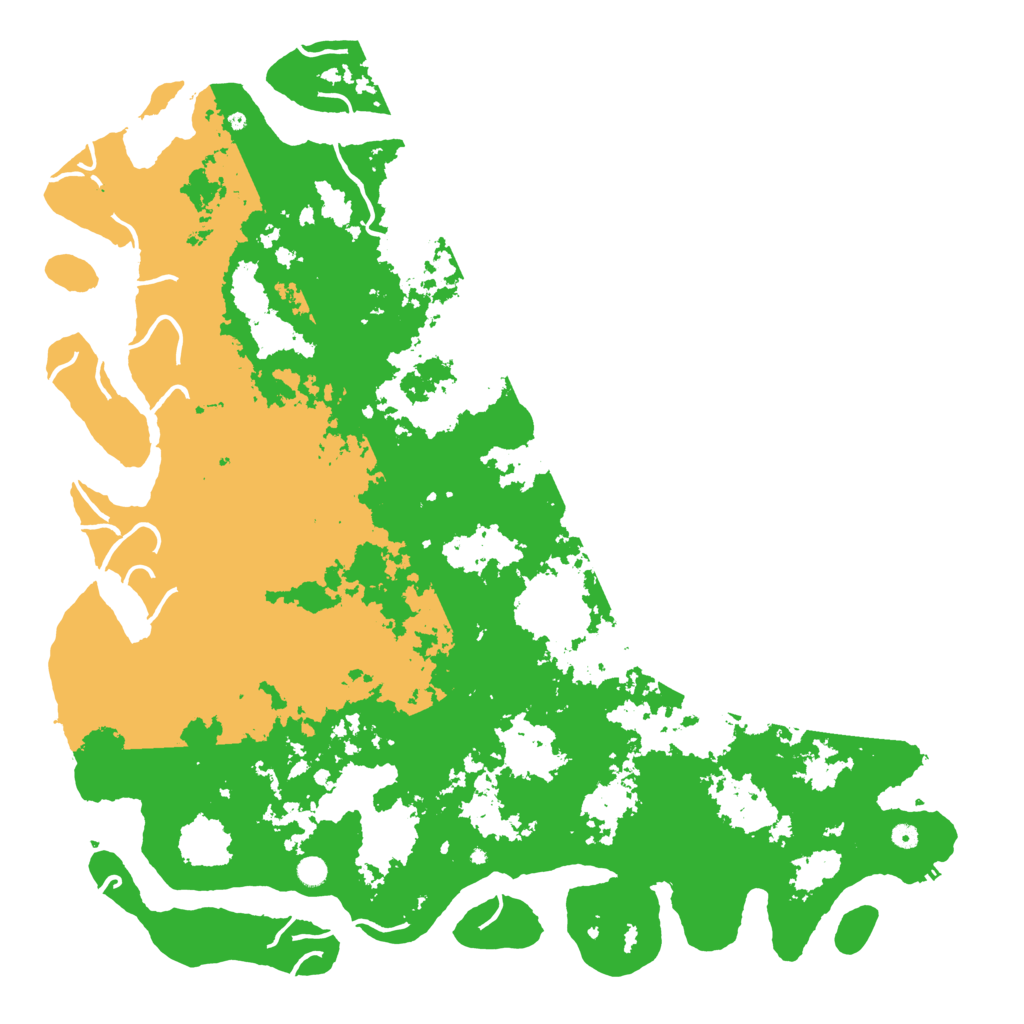 Biome Rust Map: Procedural Map, Size: 6000, Seed: 849082106