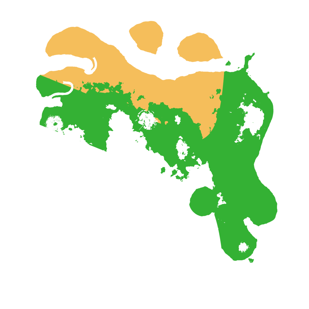 Biome Rust Map: Procedural Map, Size: 3000, Seed: 1235936