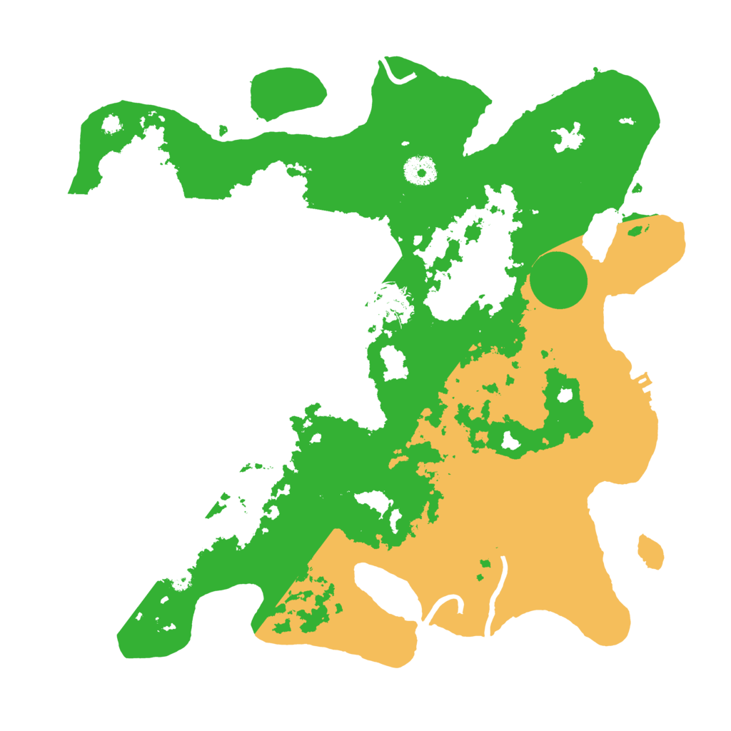 Biome Rust Map: Procedural Map, Size: 3500, Seed: 47952353