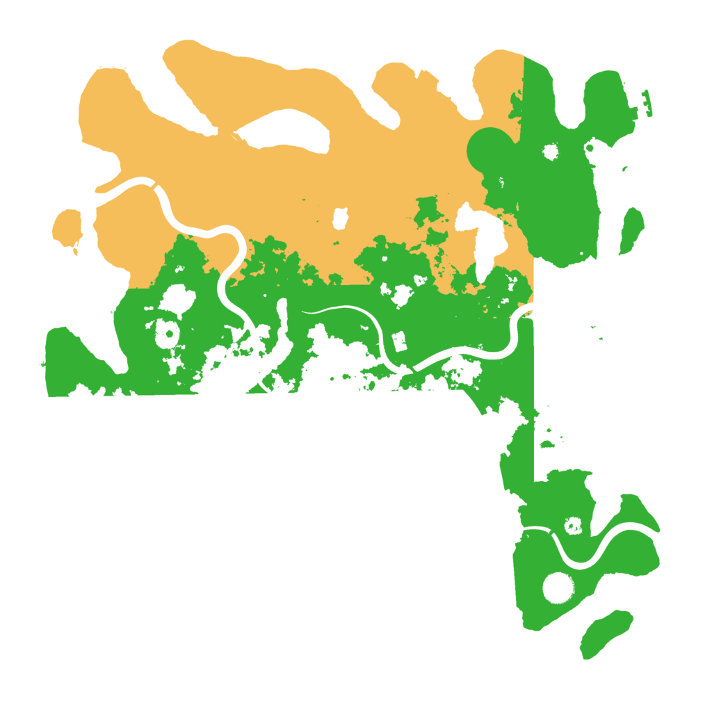 Biome Rust Map: Procedural Map, Size: 4000, Seed: 1597518622