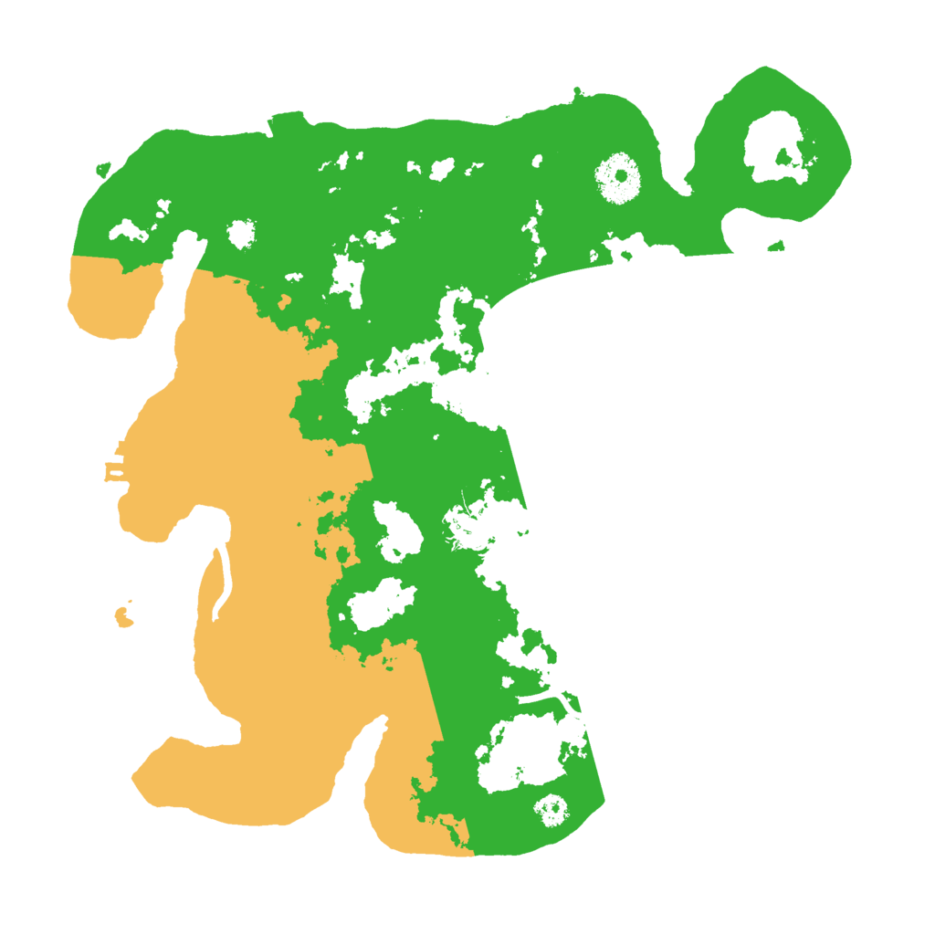 Biome Rust Map: Procedural Map, Size: 3000, Seed: 12819