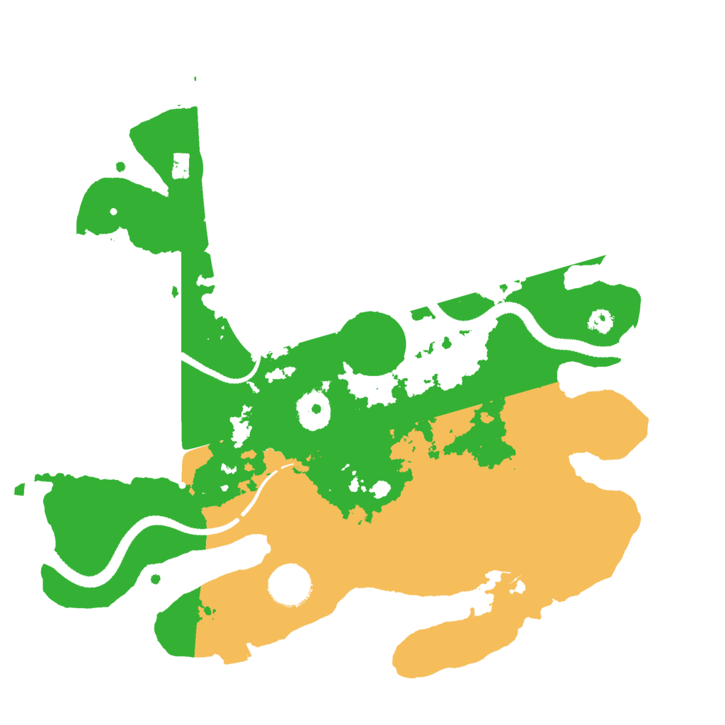 Biome Rust Map: Procedural Map, Size: 3000, Seed: 46322
