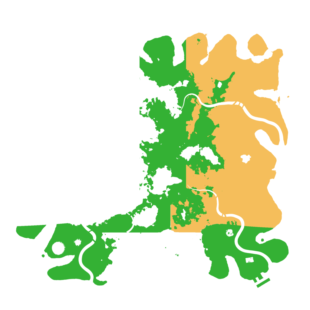Biome Rust Map: Procedural Map, Size: 4250, Seed: 87155609