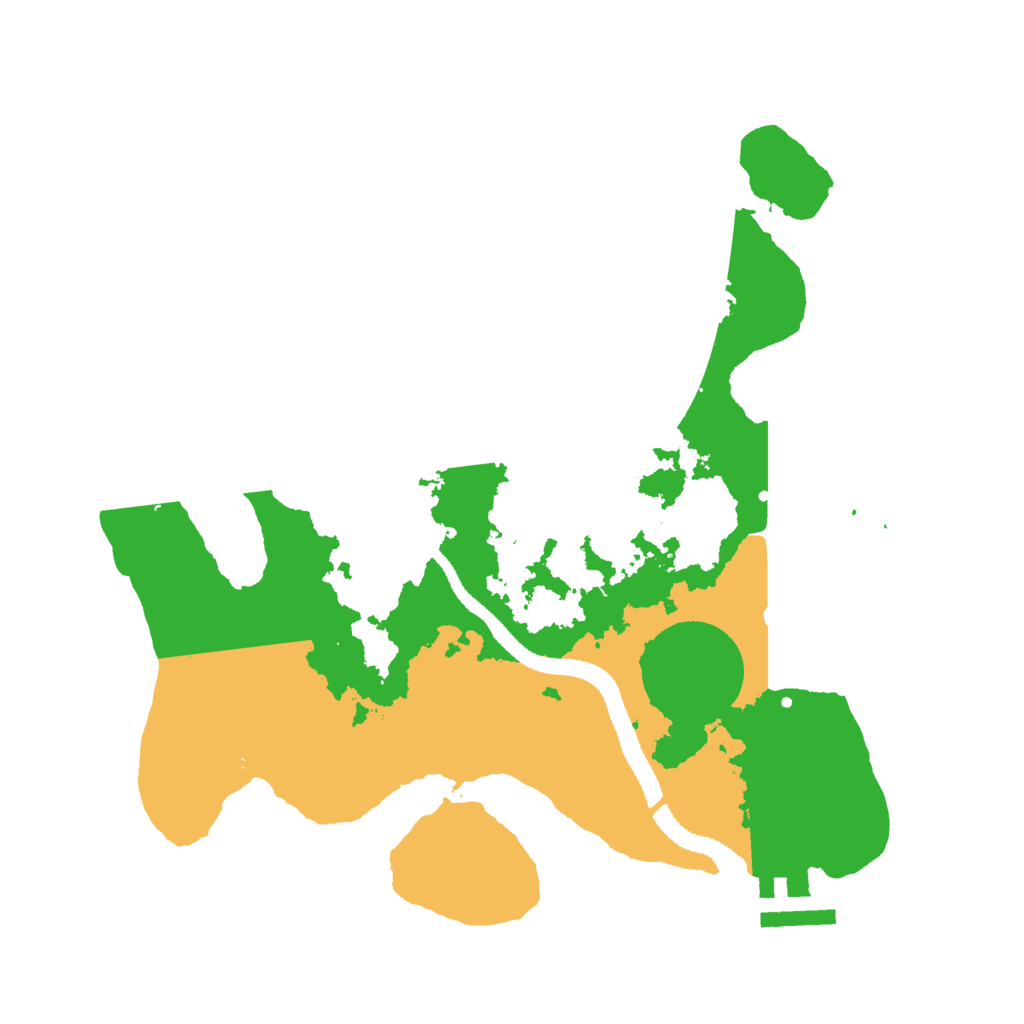 Biome Rust Map: Procedural Map, Size: 2750, Seed: 122810706