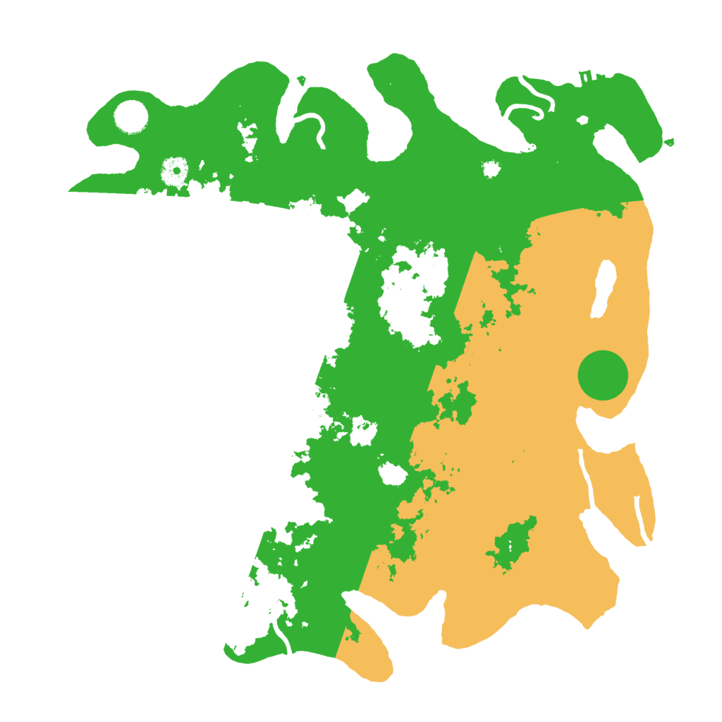 Biome Rust Map: Procedural Map, Size: 3800, Seed: 309287595
