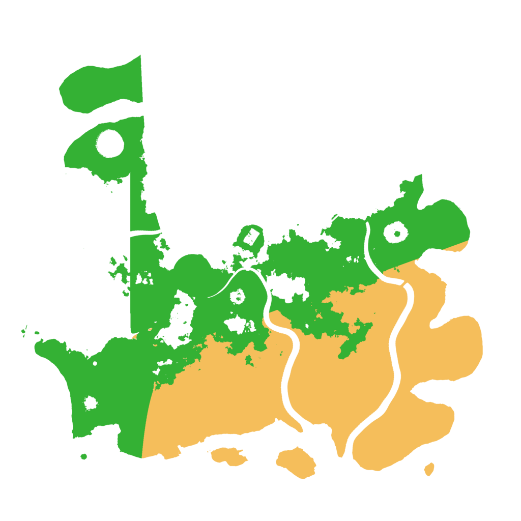 Biome Rust Map: Procedural Map, Size: 3500, Seed: 1298241534