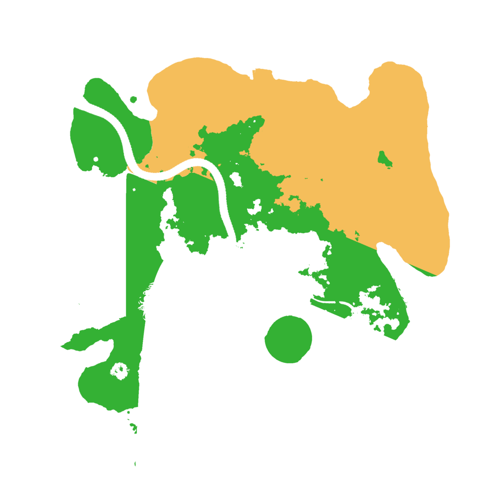 Biome Rust Map: Procedural Map, Size: 3000, Seed: 1333470182