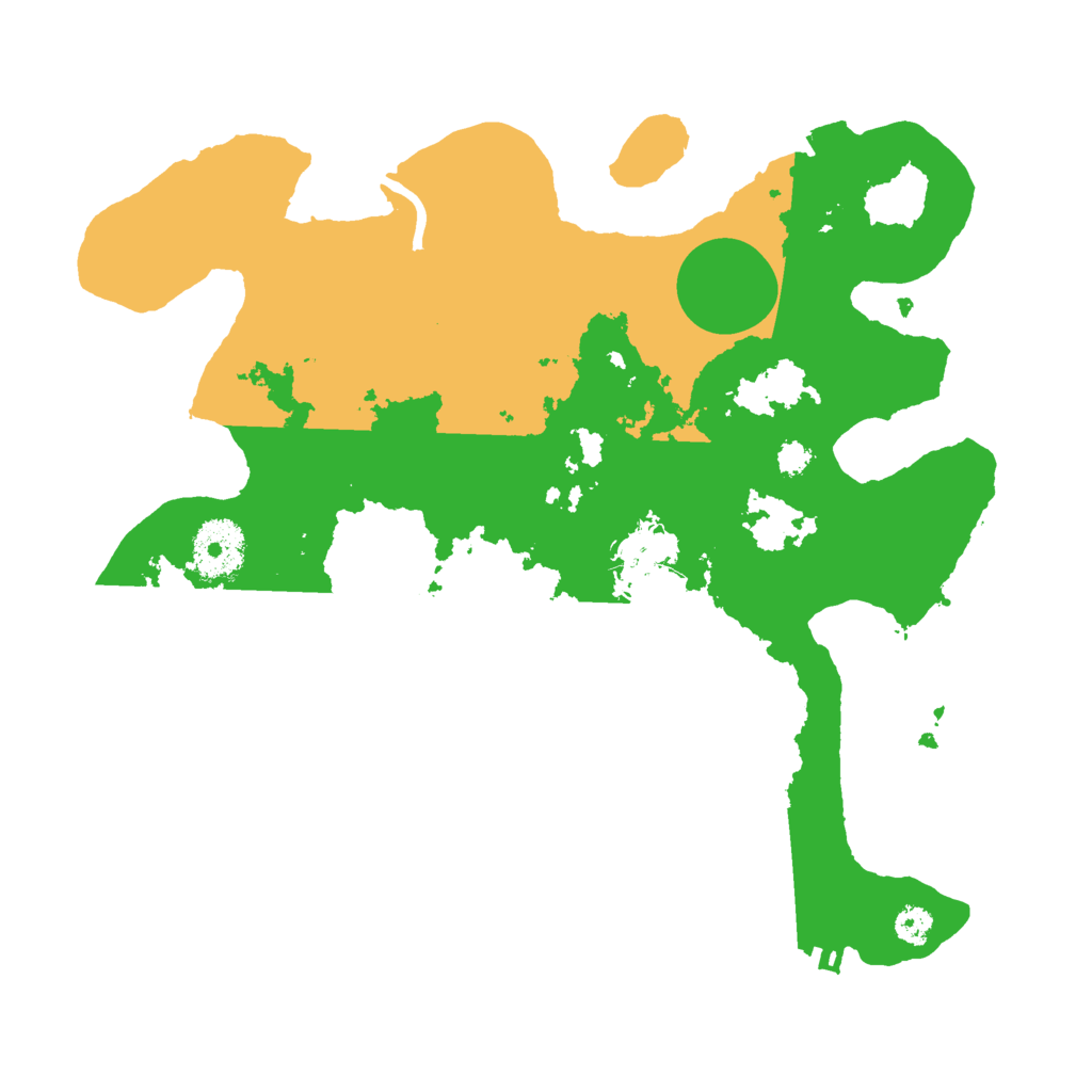 Biome Rust Map: Procedural Map, Size: 3000, Seed: 226349057