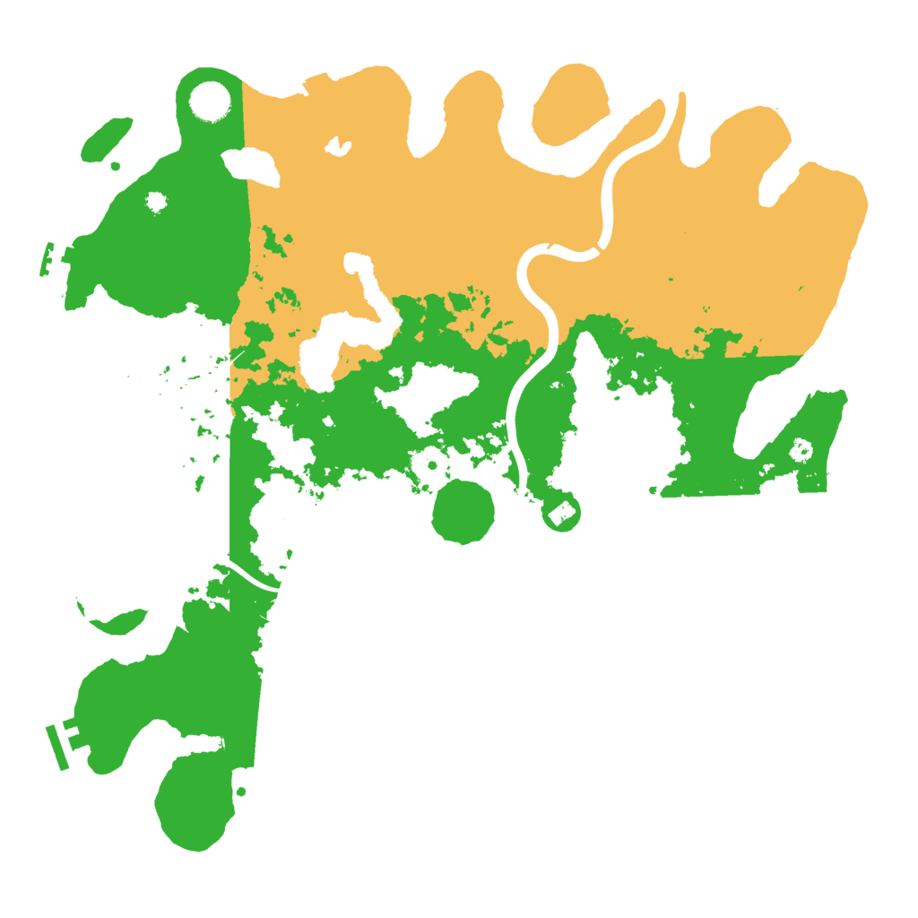 Biome Rust Map: Procedural Map, Size: 4000, Seed: 5532