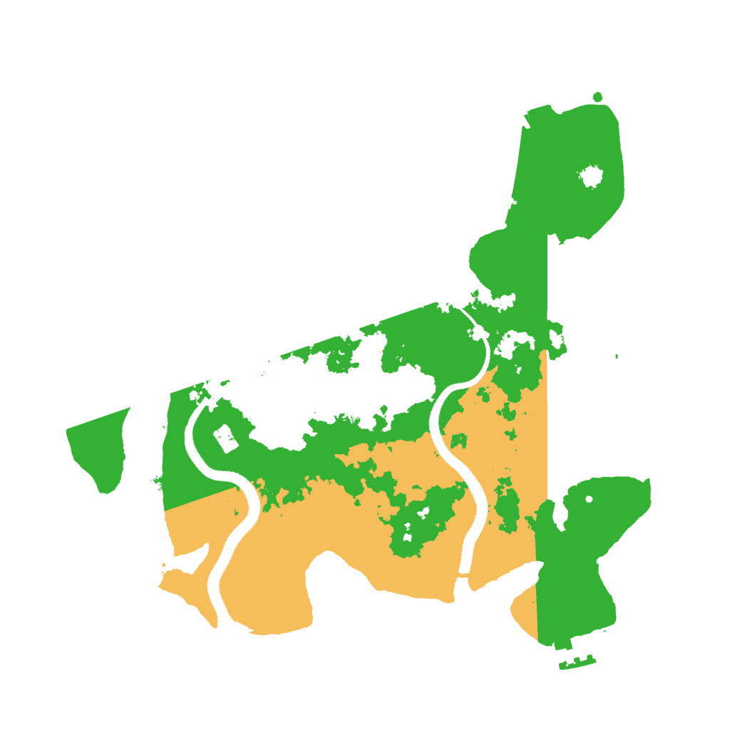 Biome Rust Map: Procedural Map, Size: 3000, Seed: 1886