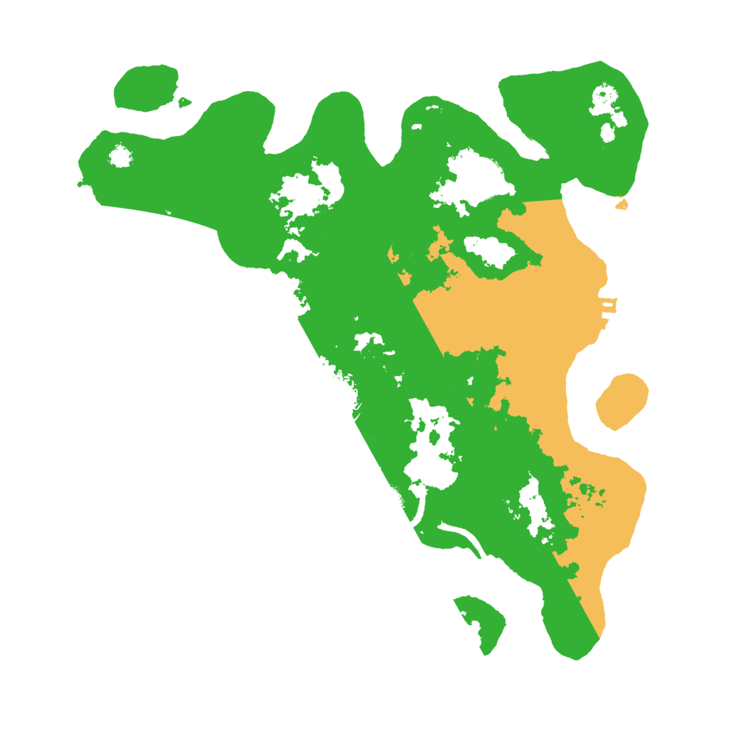 Biome Rust Map: Procedural Map, Size: 3000, Seed: 119955
