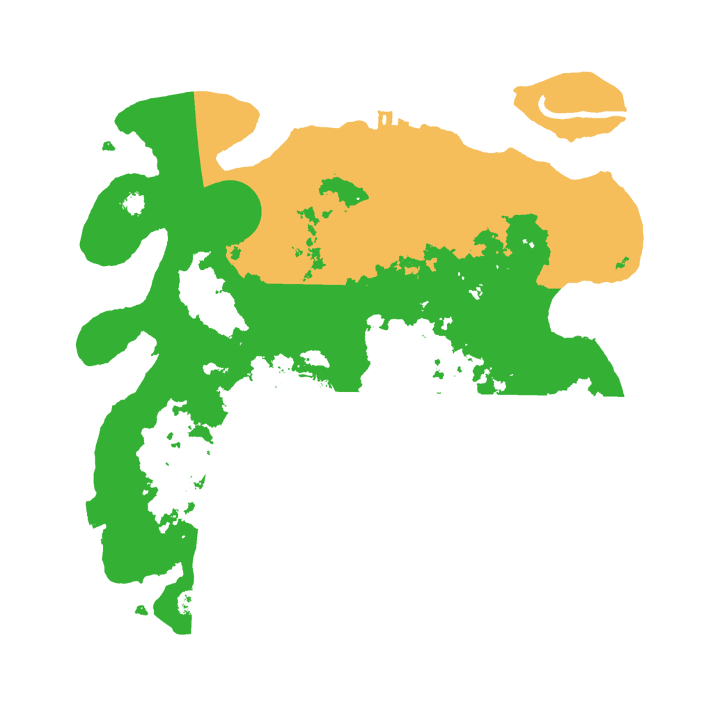 Biome Rust Map: Procedural Map, Size: 3000, Seed: 996644