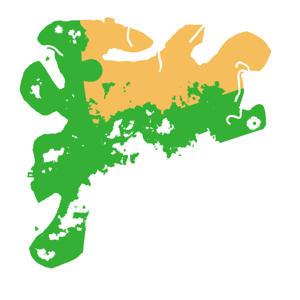 Biome Rust Map: Procedural Map, Size: 3500, Seed: 629797878