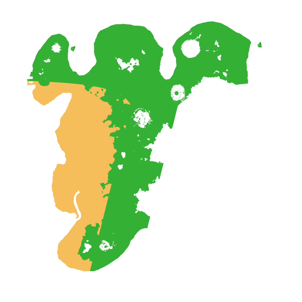Biome Rust Map: Procedural Map, Size: 3000, Seed: 19825