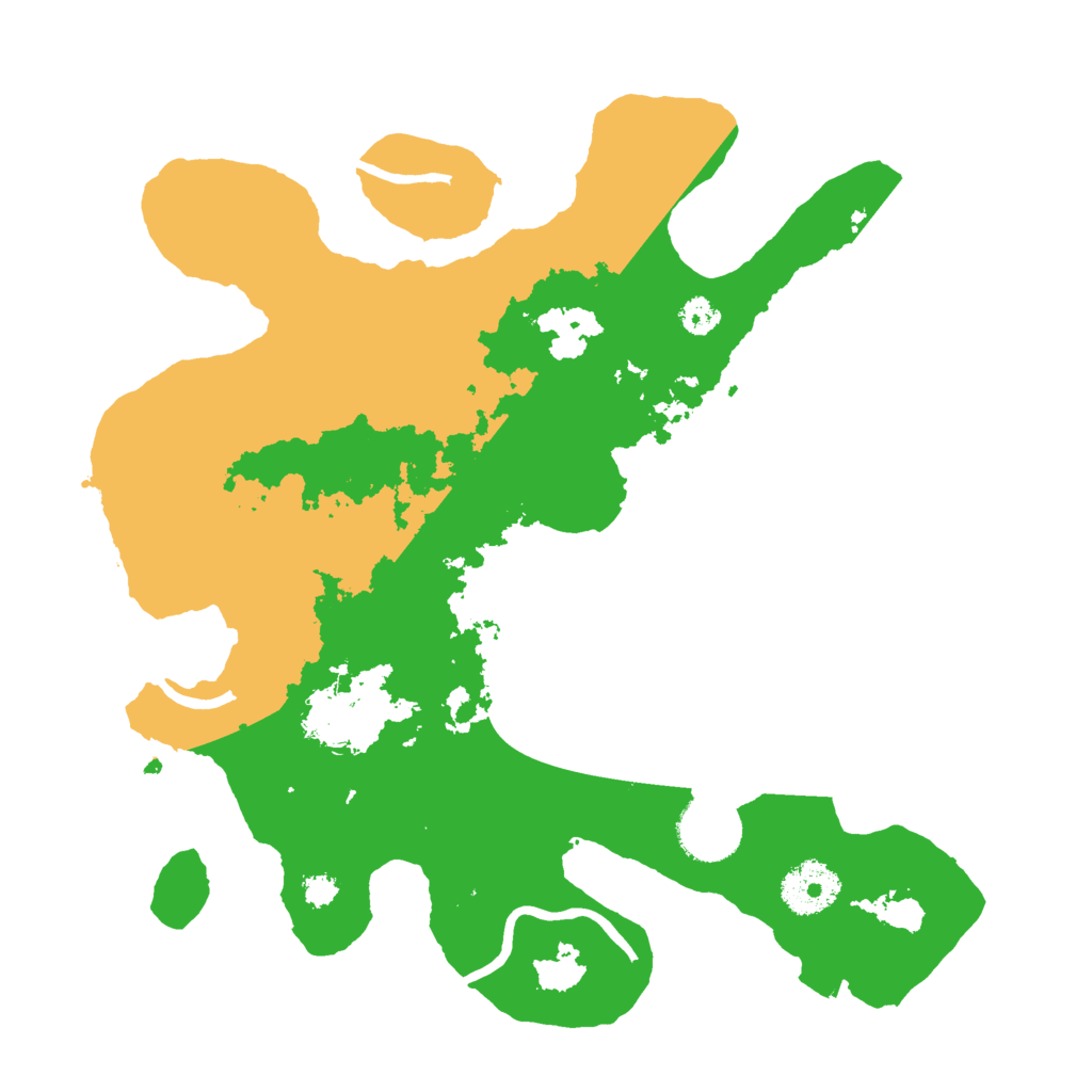 Biome Rust Map: Procedural Map, Size: 3000, Seed: 11996653