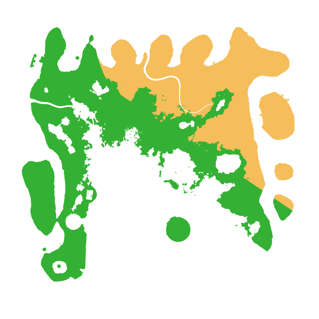 Biome Rust Map: Procedural Map, Size: 3500, Seed: 432987