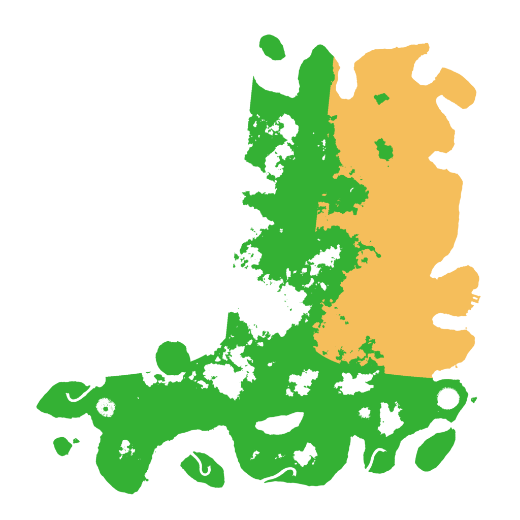 Biome Rust Map: Procedural Map, Size: 4250, Seed: 70737581