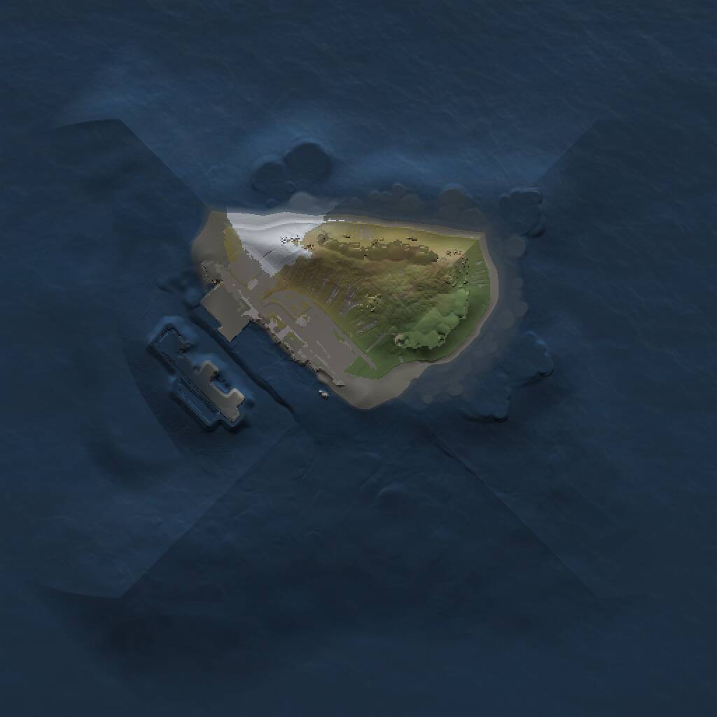 Rust Map: Procedural Map, Size: 1000, Seed: 2022860514, 2 Monuments